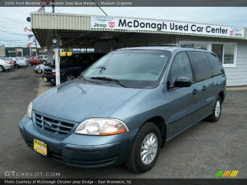 Medium Steel Blue Metallic / Medium Graphite 2000 Ford Windstar LX
