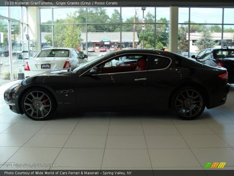 Grigio Granito (Grey) / Rosso Corallo 2010 Maserati GranTurismo