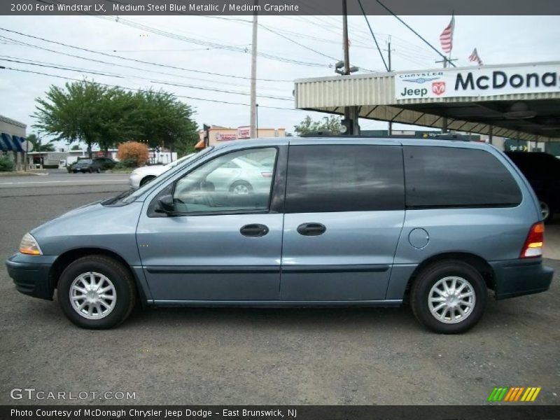 Medium Steel Blue Metallic / Medium Graphite 2000 Ford Windstar LX