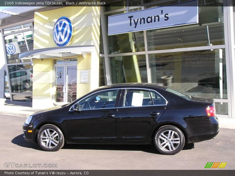 Black / Anthracite Black 2006 Volkswagen Jetta TDI Sedan