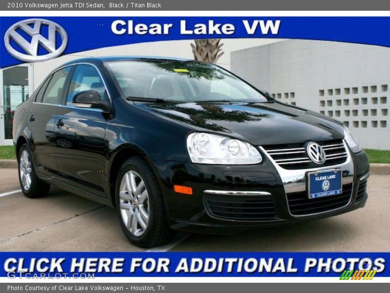 Black / Titan Black 2010 Volkswagen Jetta TDI Sedan