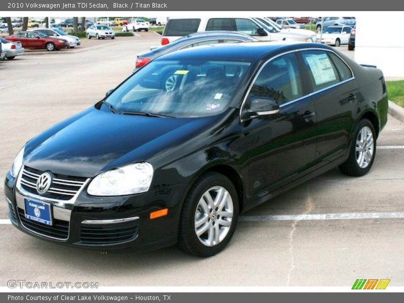 Black / Titan Black 2010 Volkswagen Jetta TDI Sedan