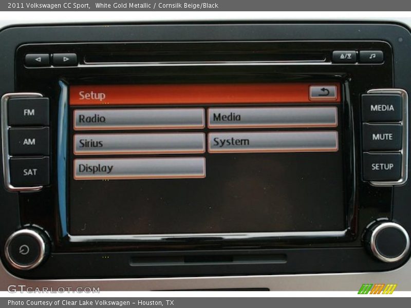 White Gold Metallic / Cornsilk Beige/Black 2011 Volkswagen CC Sport