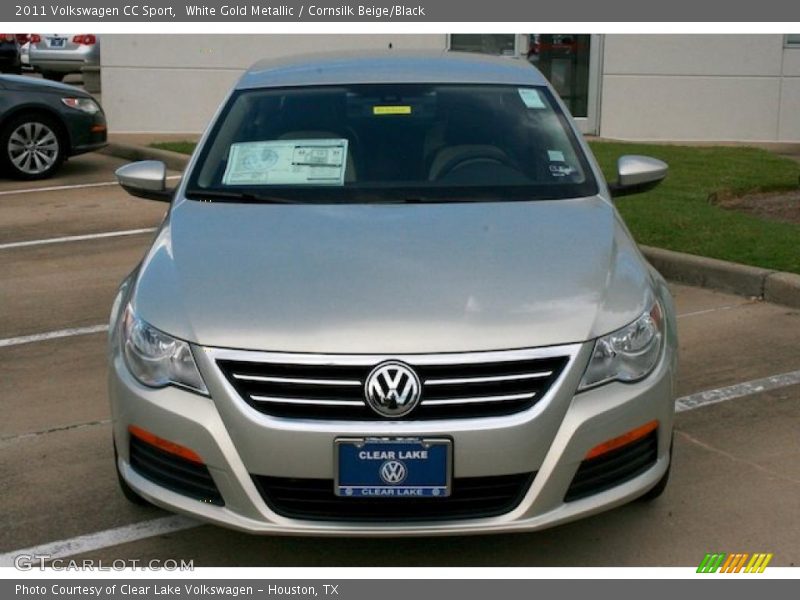 White Gold Metallic / Cornsilk Beige/Black 2011 Volkswagen CC Sport