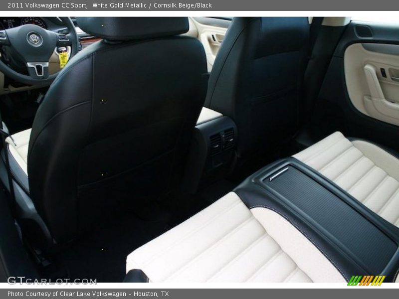 White Gold Metallic / Cornsilk Beige/Black 2011 Volkswagen CC Sport