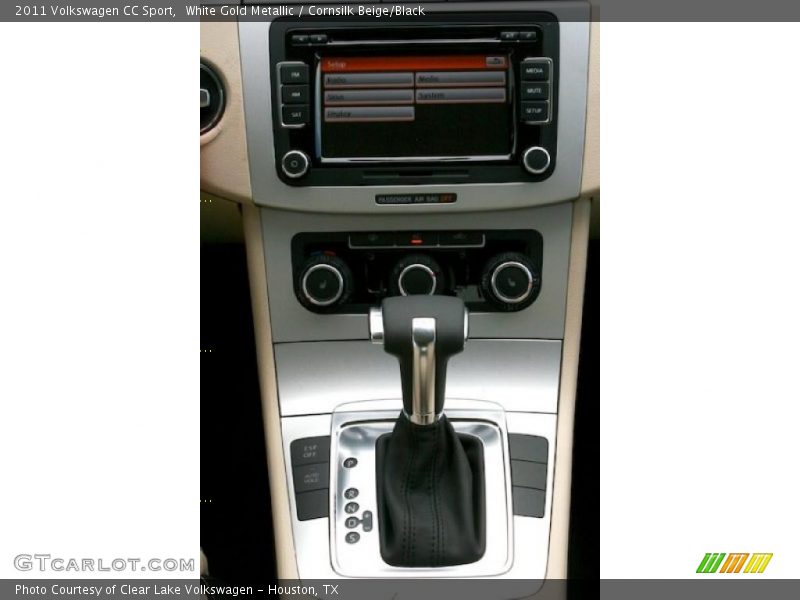 White Gold Metallic / Cornsilk Beige/Black 2011 Volkswagen CC Sport