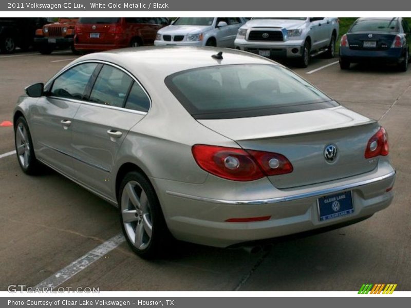 White Gold Metallic / Black 2011 Volkswagen CC Lux