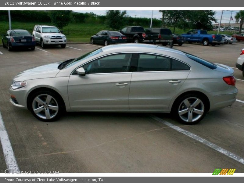 White Gold Metallic / Black 2011 Volkswagen CC Lux