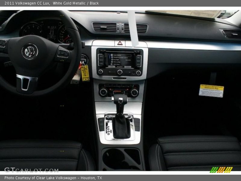 White Gold Metallic / Black 2011 Volkswagen CC Lux