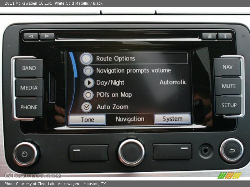 White Gold Metallic / Black 2011 Volkswagen CC Lux