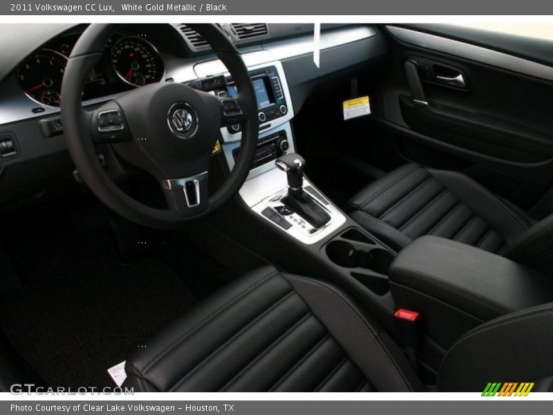White Gold Metallic / Black 2011 Volkswagen CC Lux