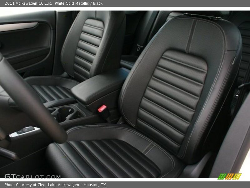White Gold Metallic / Black 2011 Volkswagen CC Lux