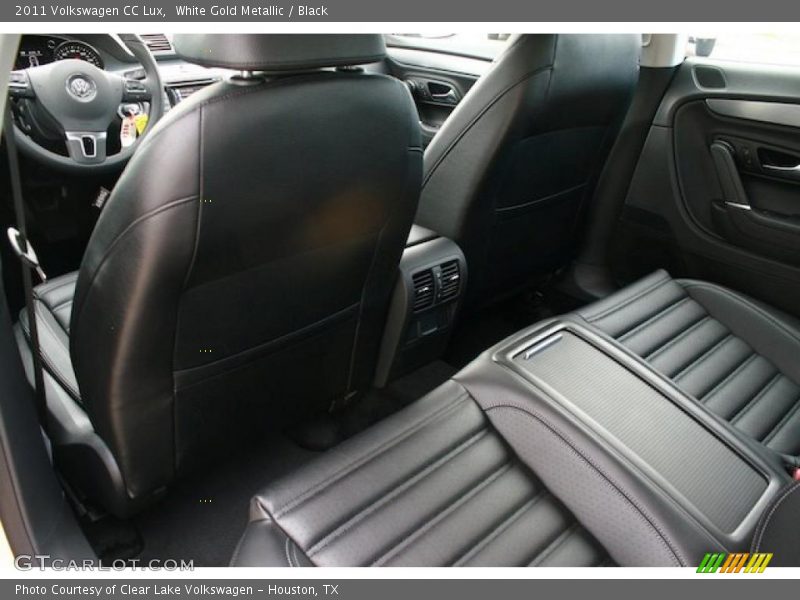 White Gold Metallic / Black 2011 Volkswagen CC Lux