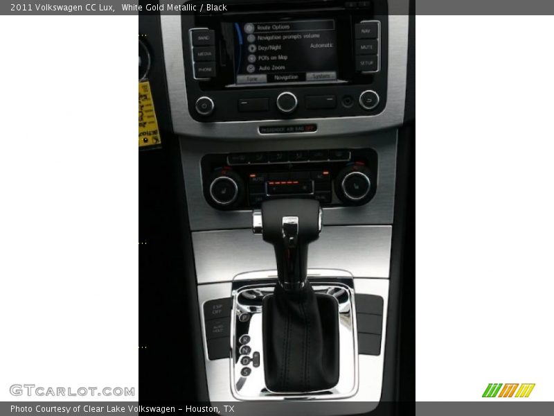White Gold Metallic / Black 2011 Volkswagen CC Lux