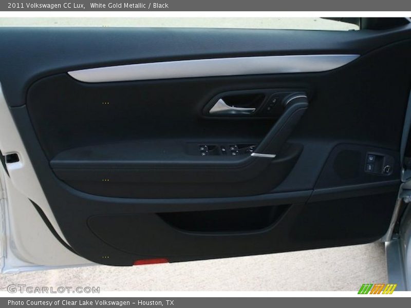 White Gold Metallic / Black 2011 Volkswagen CC Lux