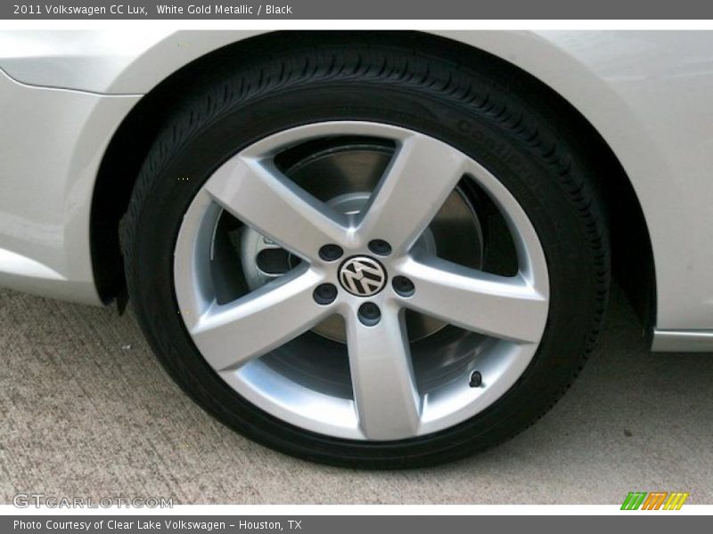 White Gold Metallic / Black 2011 Volkswagen CC Lux