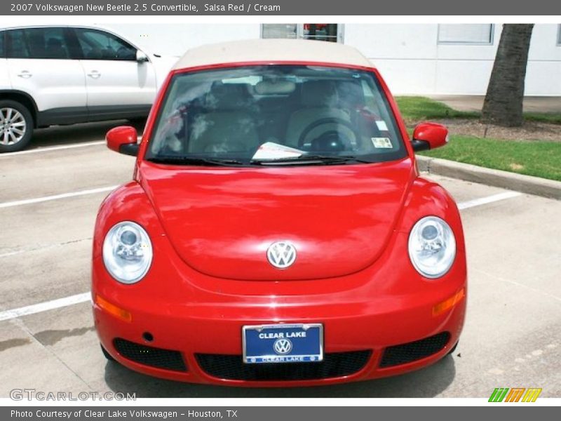 Salsa Red / Cream 2007 Volkswagen New Beetle 2.5 Convertible