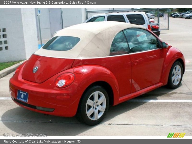 Salsa Red / Cream 2007 Volkswagen New Beetle 2.5 Convertible