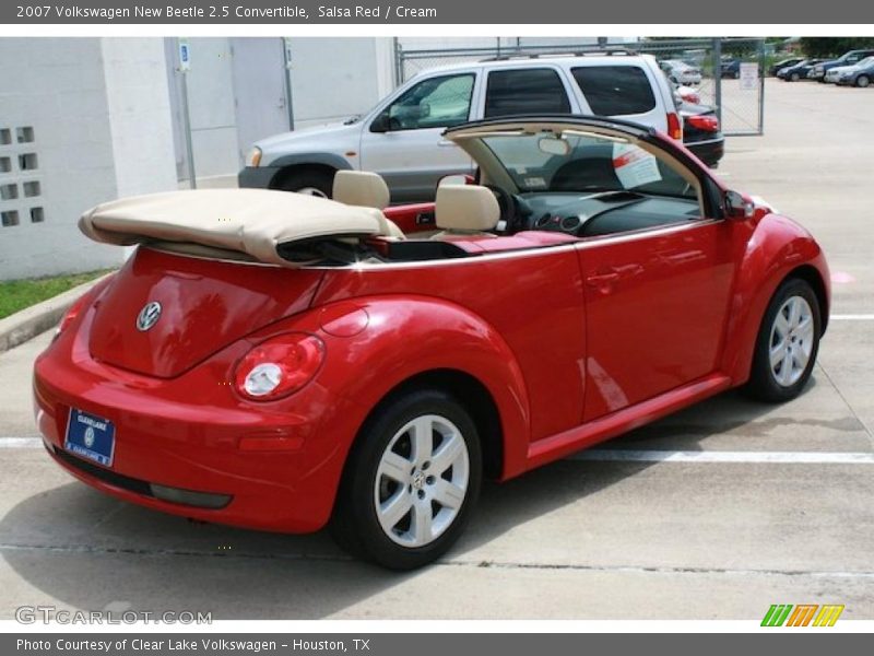 Salsa Red / Cream 2007 Volkswagen New Beetle 2.5 Convertible