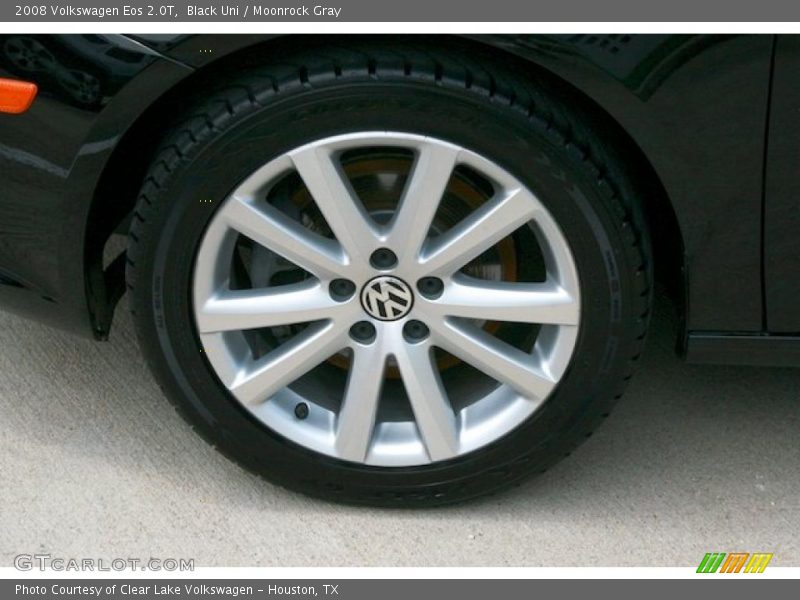 Black Uni / Moonrock Gray 2008 Volkswagen Eos 2.0T
