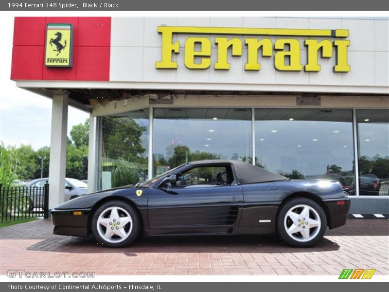 Black / Black 1994 Ferrari 348 Spider
