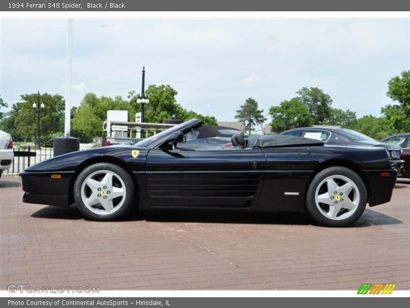 Black / Black 1994 Ferrari 348 Spider