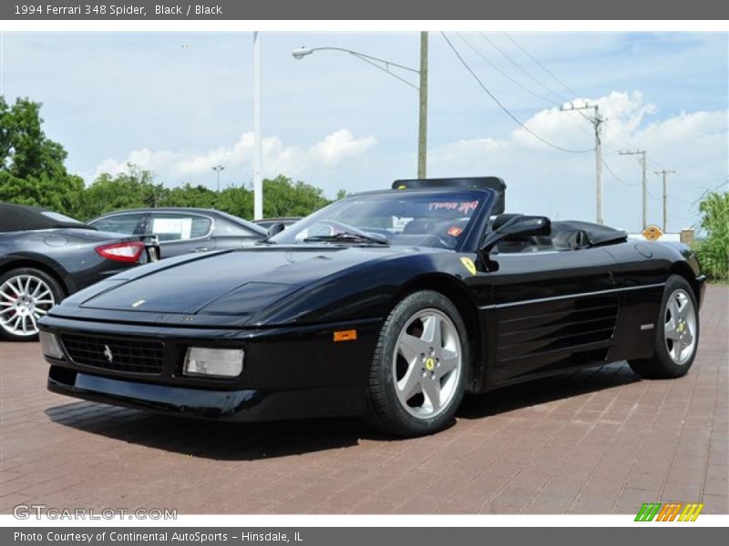 Black / Black 1994 Ferrari 348 Spider