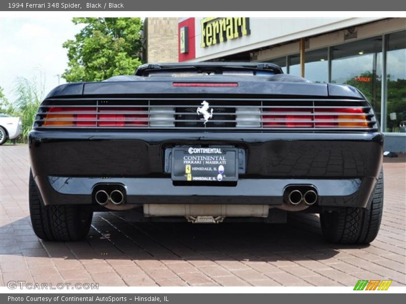 Black / Black 1994 Ferrari 348 Spider