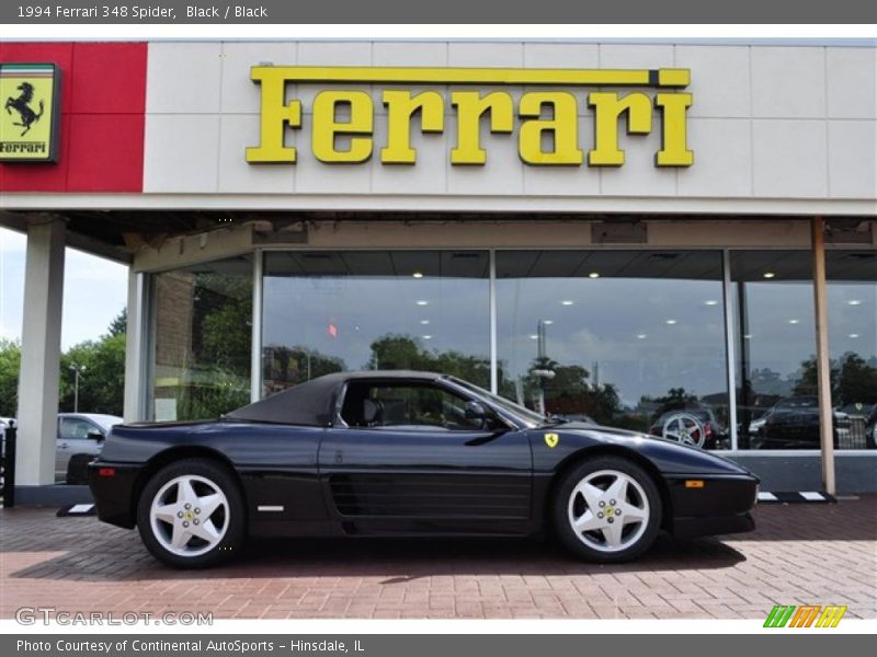 Black / Black 1994 Ferrari 348 Spider