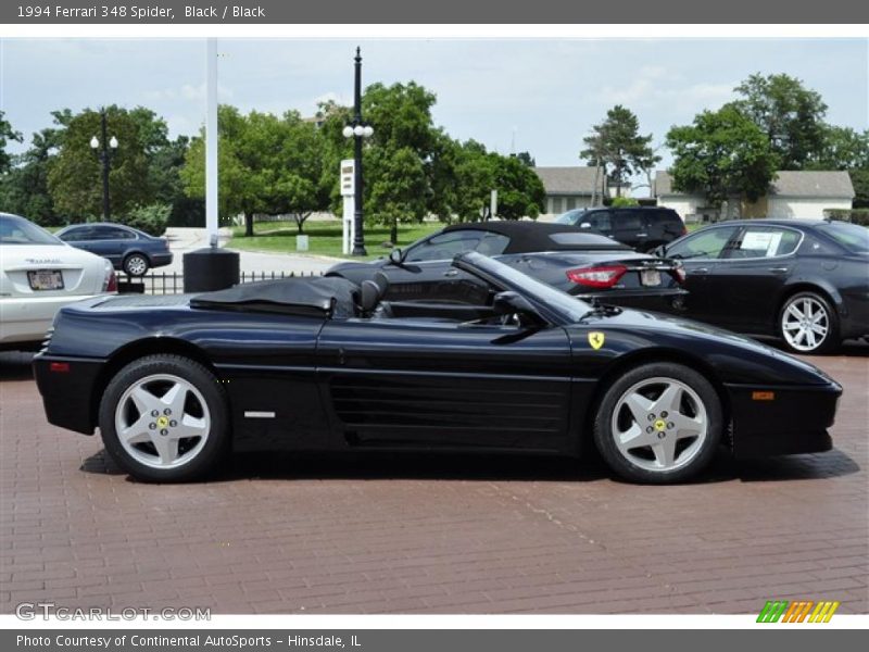Black / Black 1994 Ferrari 348 Spider