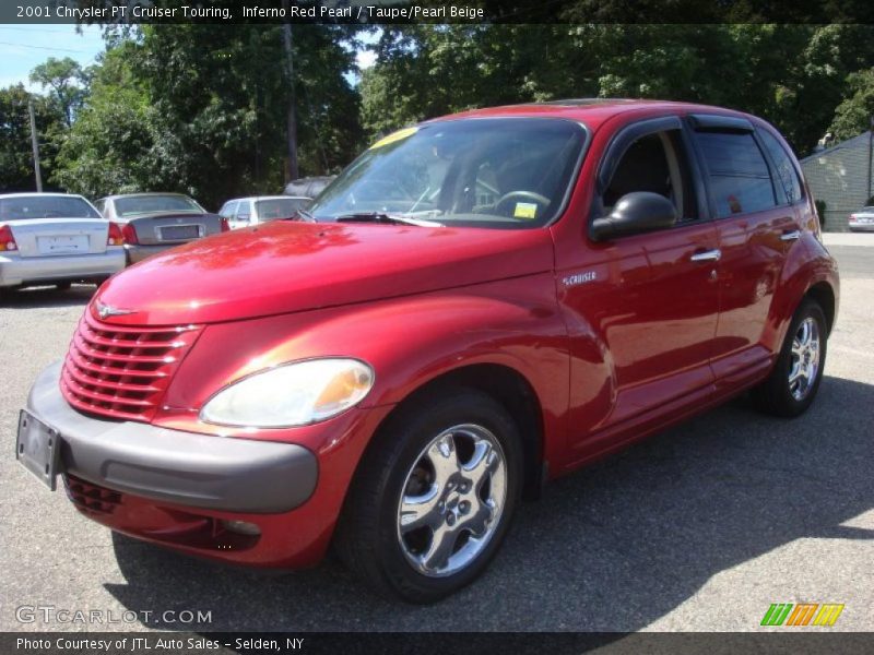 Inferno Red Pearl / Taupe/Pearl Beige 2001 Chrysler PT Cruiser Touring