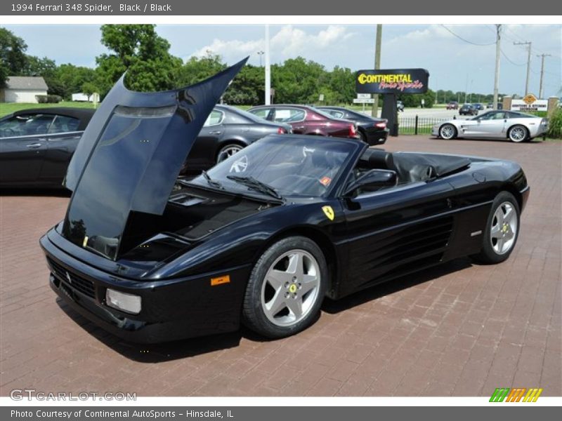 Black / Black 1994 Ferrari 348 Spider