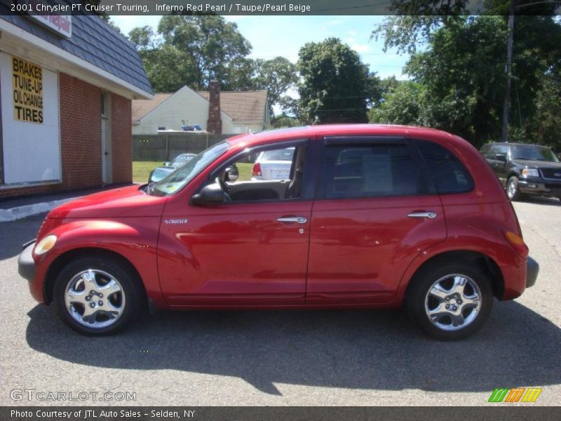 Inferno Red Pearl / Taupe/Pearl Beige 2001 Chrysler PT Cruiser Touring