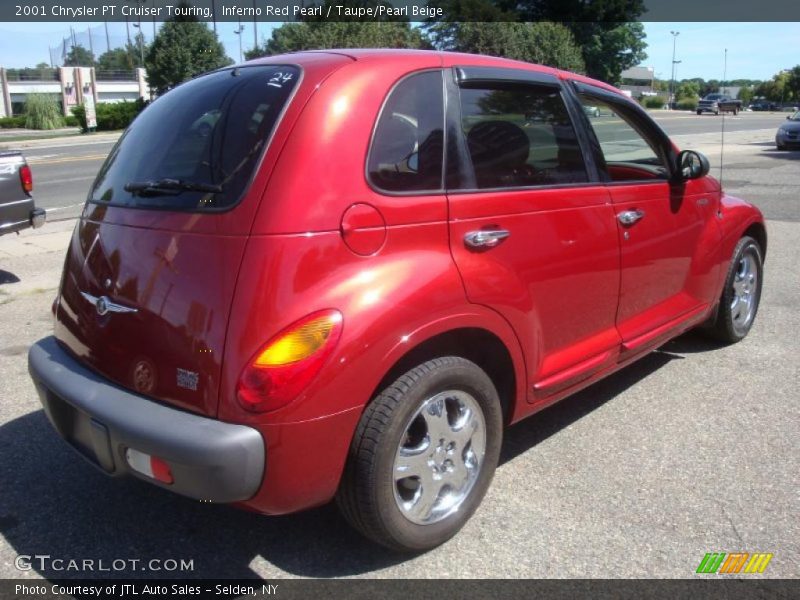 Inferno Red Pearl / Taupe/Pearl Beige 2001 Chrysler PT Cruiser Touring