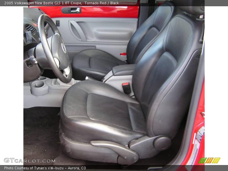 Tornado Red / Black 2005 Volkswagen New Beetle GLS 1.8T Coupe