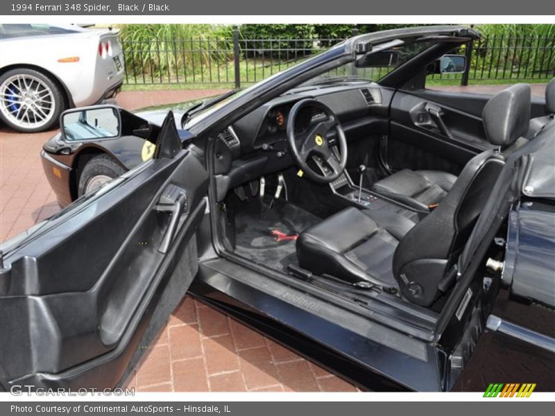 Black / Black 1994 Ferrari 348 Spider