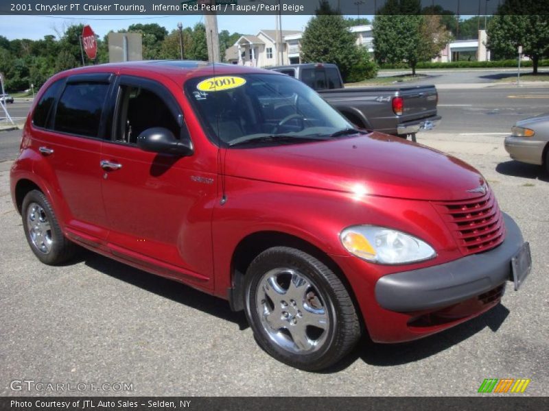 Inferno Red Pearl / Taupe/Pearl Beige 2001 Chrysler PT Cruiser Touring