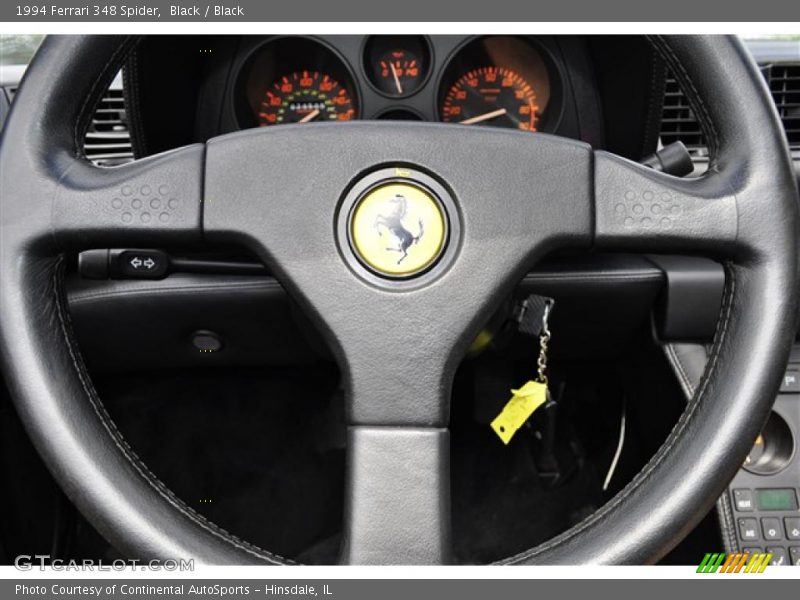 Black / Black 1994 Ferrari 348 Spider