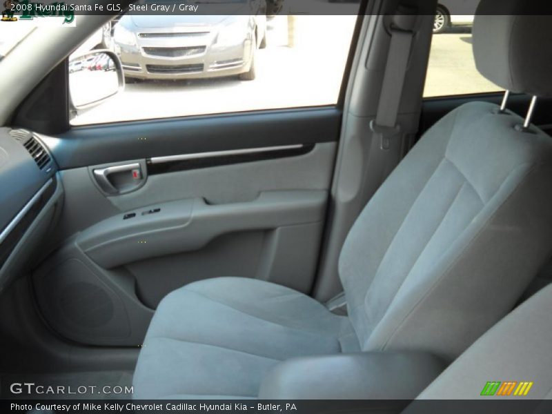 Steel Gray / Gray 2008 Hyundai Santa Fe GLS