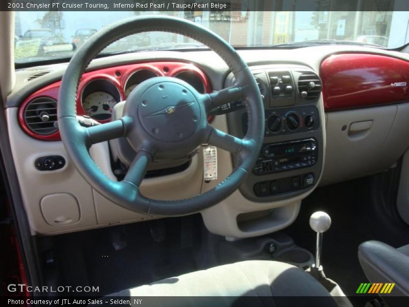 Inferno Red Pearl / Taupe/Pearl Beige 2001 Chrysler PT Cruiser Touring