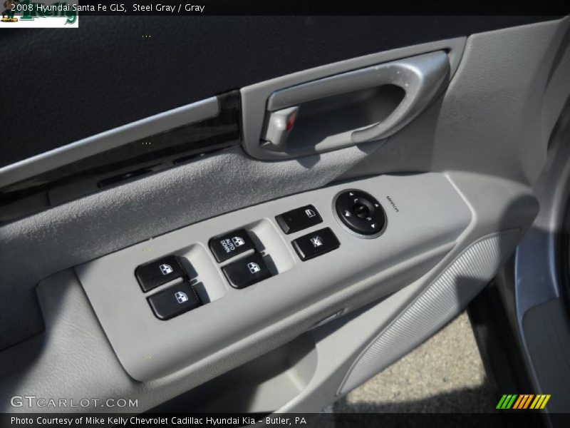 Steel Gray / Gray 2008 Hyundai Santa Fe GLS