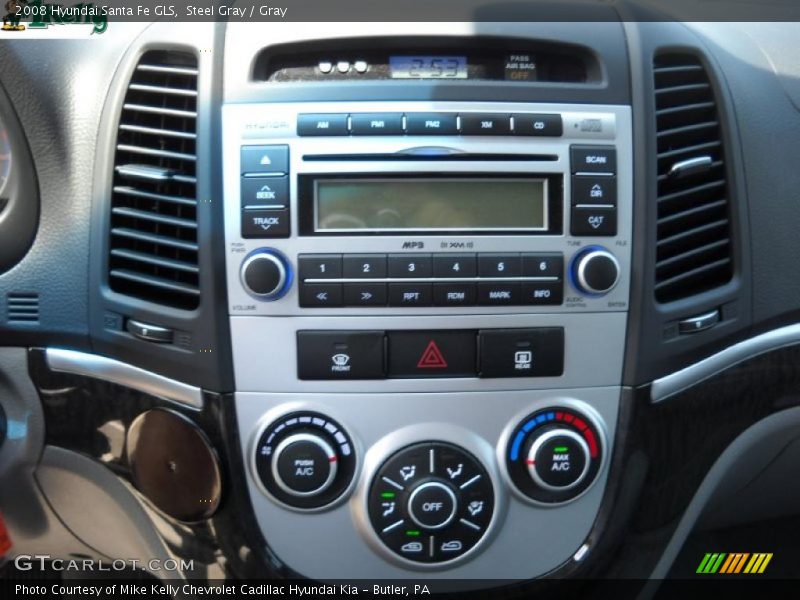 Steel Gray / Gray 2008 Hyundai Santa Fe GLS