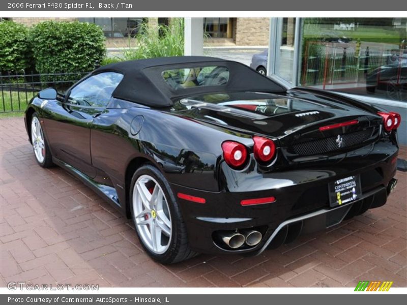 Black / Tan 2006 Ferrari F430 Spider F1