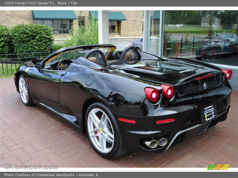 Black / Tan 2006 Ferrari F430 Spider F1