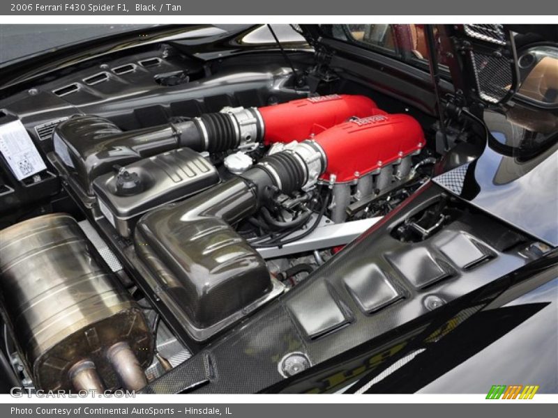 Black / Tan 2006 Ferrari F430 Spider F1