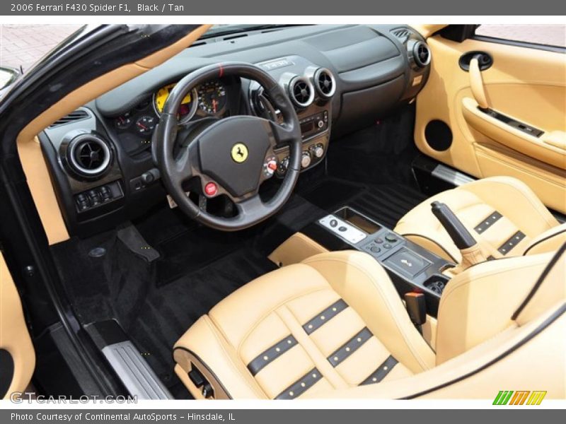 Black / Tan 2006 Ferrari F430 Spider F1