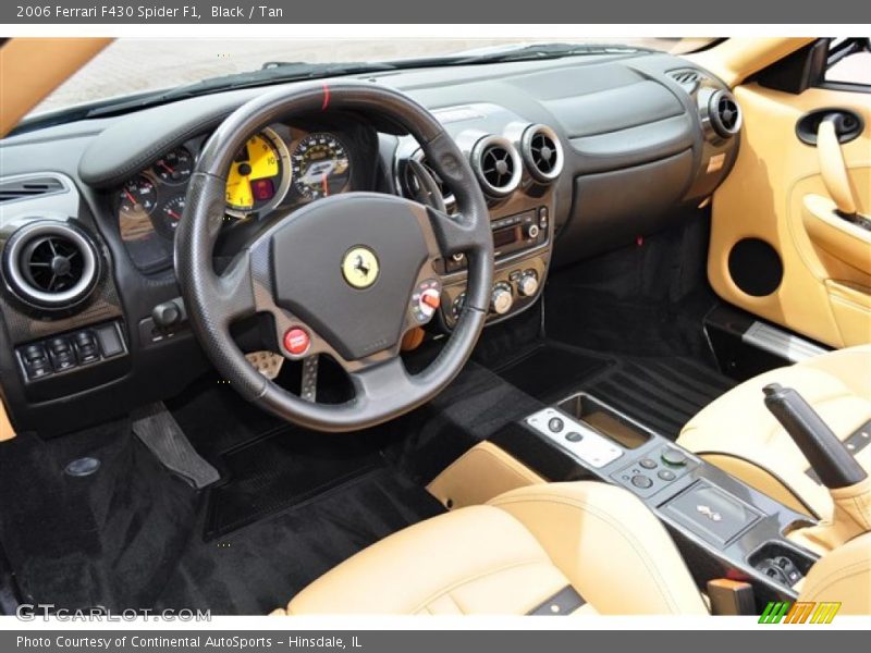 Black / Tan 2006 Ferrari F430 Spider F1