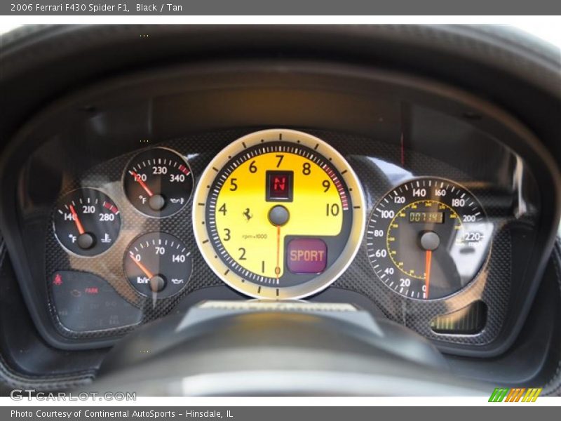 Black / Tan 2006 Ferrari F430 Spider F1