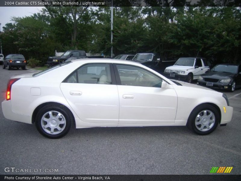 White Diamond / Light Neutral 2004 Cadillac CTS Sedan