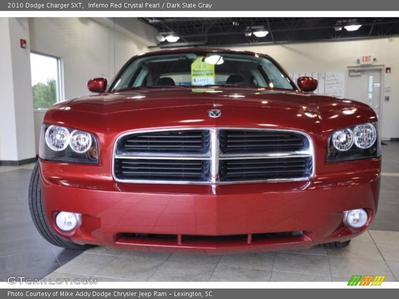 Inferno Red Crystal Pearl / Dark Slate Gray 2010 Dodge Charger SXT